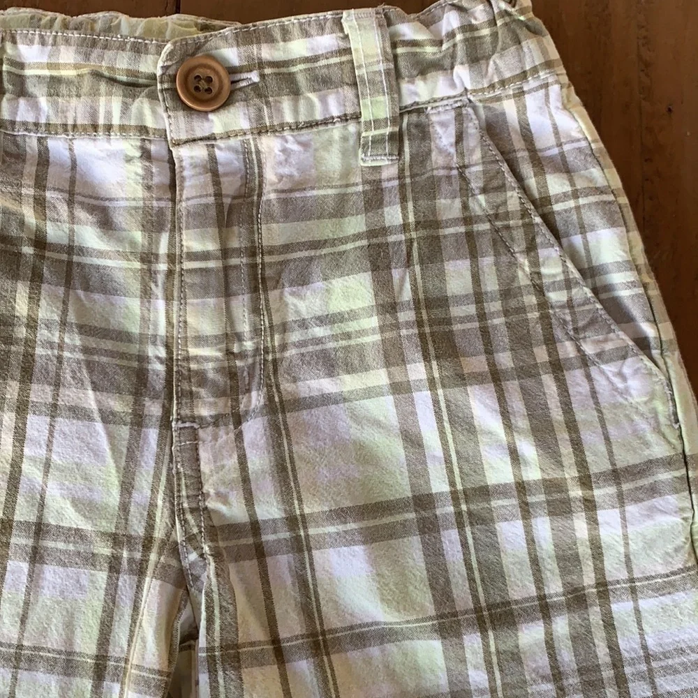 Janie and jack plaid shorts